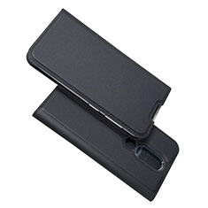 Handytasche Stand Schutzhülle Flip Leder Hülle L02 für Nokia 4.2 Schwarz