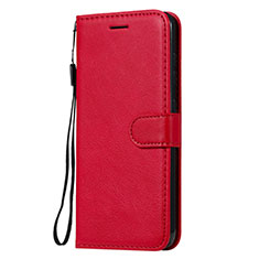 Handytasche Stand Schutzhülle Flip Leder Hülle L02 für Nokia 7.2 Rot