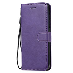 Handytasche Stand Schutzhülle Flip Leder Hülle L02 für Nokia 7.2 Violett