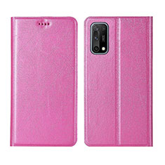 Handytasche Stand Schutzhülle Flip Leder Hülle L02 für Oppo K7x 5G Rosa