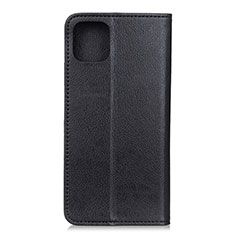 Handytasche Stand Schutzhülle Flip Leder Hülle L02 für Xiaomi Mi 10 Lite Schwarz