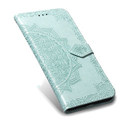 Handytasche Stand Schutzhülle Flip Leder Hülle L02 für Xiaomi Mi Note 10 Lite Grün