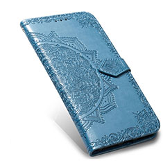 Handytasche Stand Schutzhülle Flip Leder Hülle L02 für Xiaomi Mi Note 10 Lite Hellblau