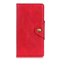 Handytasche Stand Schutzhülle Flip Leder Hülle L02 für Xiaomi Redmi Note 9 Pro Rot