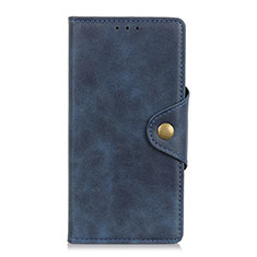 Handytasche Stand Schutzhülle Flip Leder Hülle L02 für Xiaomi Redmi Note 9S Blau