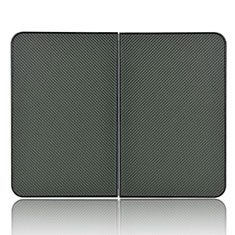 Handytasche Stand Schutzhülle Flip Leder Hülle L02Z für Microsoft Surface Duo Grün