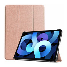 Handytasche Stand Schutzhülle Flip Leder Hülle L03 für Apple iPad Air 10.9 (2020) Rosegold