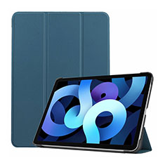 Handytasche Stand Schutzhülle Flip Leder Hülle L03 für Apple New iPad Air 10.9 (2020) Blau