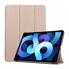 Handytasche Stand Schutzhülle Flip Leder Hülle L03 für Apple New iPad Air 10.9 (2020) Gold