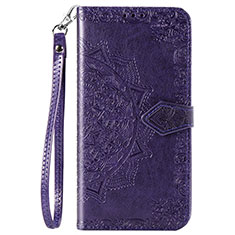 Handytasche Stand Schutzhülle Flip Leder Hülle L03 für Huawei Enjoy 10 Violett