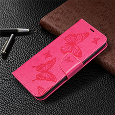 Handytasche Stand Schutzhülle Flip Leder Hülle L03 für Huawei Honor 9C Pink