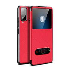 Handytasche Stand Schutzhülle Flip Leder Hülle L03 für Huawei Honor Play4T Rot