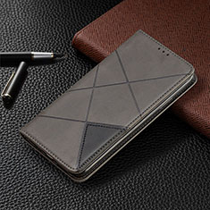 Handytasche Stand Schutzhülle Flip Leder Hülle L03 für Nokia 2.3 Grau