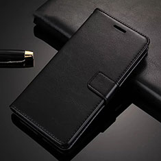 Handytasche Stand Schutzhülle Flip Leder Hülle L03 für Oppo A52 Schwarz