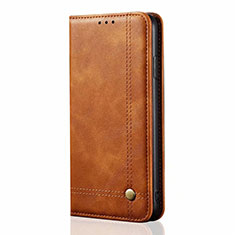 Handytasche Stand Schutzhülle Flip Leder Hülle L03 für Xiaomi Mi Note 10 Lite Orange