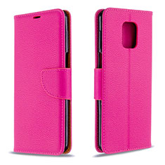 Handytasche Stand Schutzhülle Flip Leder Hülle L03 für Xiaomi Redmi Note 9S Pink