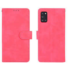 Handytasche Stand Schutzhülle Flip Leder Hülle L03Z für Samsung Galaxy A31 Pink