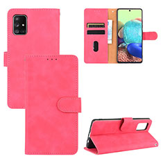 Handytasche Stand Schutzhülle Flip Leder Hülle L03Z für Samsung Galaxy A51 4G Pink