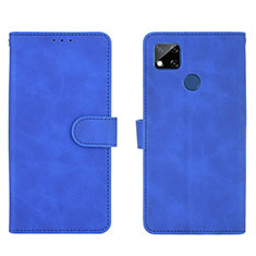 Handytasche Stand Schutzhülle Flip Leder Hülle L03Z für Xiaomi Redmi 9 India Blau