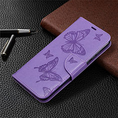 Handytasche Stand Schutzhülle Flip Leder Hülle L04 für Huawei Honor 9A Violett