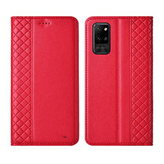Handytasche Stand Schutzhülle Flip Leder Hülle L04 für Huawei Honor Play4 Pro 5G Rot