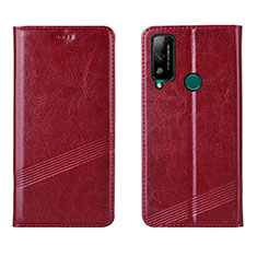 Handytasche Stand Schutzhülle Flip Leder Hülle L04 für Huawei Honor Play4T Rot