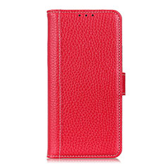 Handytasche Stand Schutzhülle Flip Leder Hülle L04 für Huawei Y6p Rot