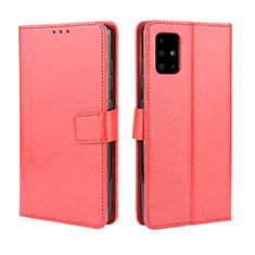 Handytasche Stand Schutzhülle Flip Leder Hülle L04 für Samsung Galaxy A51 5G Rot