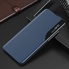 Handytasche Stand Schutzhülle Flip Leder Hülle L04 für Samsung Galaxy S21 5G Blau