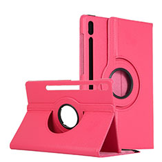 Handytasche Stand Schutzhülle Flip Leder Hülle L04 für Samsung Galaxy Tab S6 10.5 SM-T860 Pink
