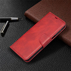 Handytasche Stand Schutzhülle Flip Leder Hülle L04 für Xiaomi Redmi Note 9 Pro Rot