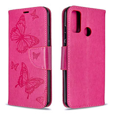 Handytasche Stand Schutzhülle Flip Leder Hülle L05 für Huawei P Smart (2020) Pink