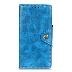 Handytasche Stand Schutzhülle Flip Leder Hülle L05 für Samsung Galaxy Note 20 5G Hellblau