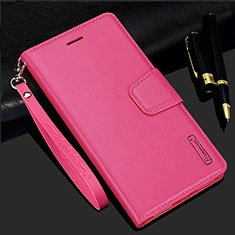 Handytasche Stand Schutzhülle Flip Leder Hülle L05 für Samsung Galaxy S21 5G Pink