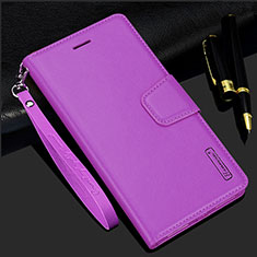 Handytasche Stand Schutzhülle Flip Leder Hülle L05 für Samsung Galaxy S21 Plus 5G Violett