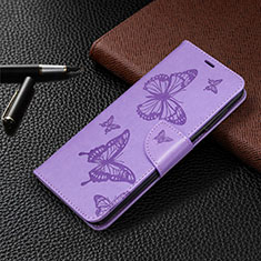 Handytasche Stand Schutzhülle Flip Leder Hülle L05 für Xiaomi Redmi Note 9 Pro Violett