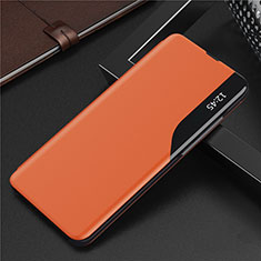 Handytasche Stand Schutzhülle Flip Leder Hülle L06 für Huawei Y7a Orange