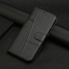 Handytasche Stand Schutzhülle Flip Leder Hülle L06 für Motorola Moto Edge 20 Pro 5G Schwarz