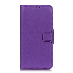 Handytasche Stand Schutzhülle Flip Leder Hülle L06 für Motorola Moto G Power Violett