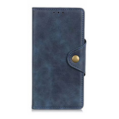 Handytasche Stand Schutzhülle Flip Leder Hülle L06 für Oppo Reno4 Z 5G Blau