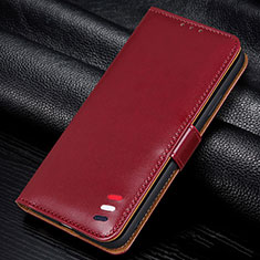 Handytasche Stand Schutzhülle Flip Leder Hülle L06 für Samsung Galaxy A41 Rot