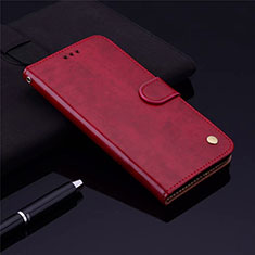 Handytasche Stand Schutzhülle Flip Leder Hülle L06 für Samsung Galaxy M21s Rot