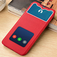 Handytasche Stand Schutzhülle Flip Leder Hülle L06 für Xiaomi Redmi Note 8 Pro Rot