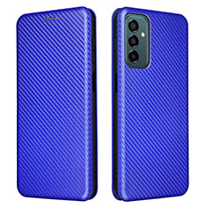 Handytasche Stand Schutzhülle Flip Leder Hülle L06Z für Samsung Galaxy F23 5G Blau