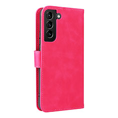 Handytasche Stand Schutzhülle Flip Leder Hülle L06Z für Samsung Galaxy S22 5G Pink