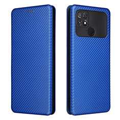 Handytasche Stand Schutzhülle Flip Leder Hülle L06Z für Xiaomi Poco C40 Blau