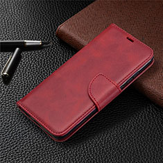 Handytasche Stand Schutzhülle Flip Leder Hülle L07 für Huawei P Smart (2020) Rot