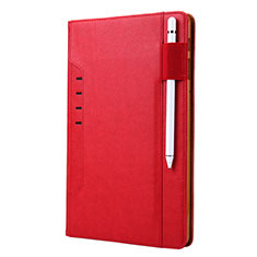 Handytasche Stand Schutzhülle Flip Leder Hülle L07 für Samsung Galaxy Tab S6 10.5 SM-T860 Rot