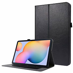 Handytasche Stand Schutzhülle Flip Leder Hülle L07 für Samsung Galaxy Tab S7 4G 11 SM-T875 Schwarz