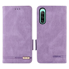 Handytasche Stand Schutzhülle Flip Leder Hülle L07Z für Sony Xperia 10 V Violett